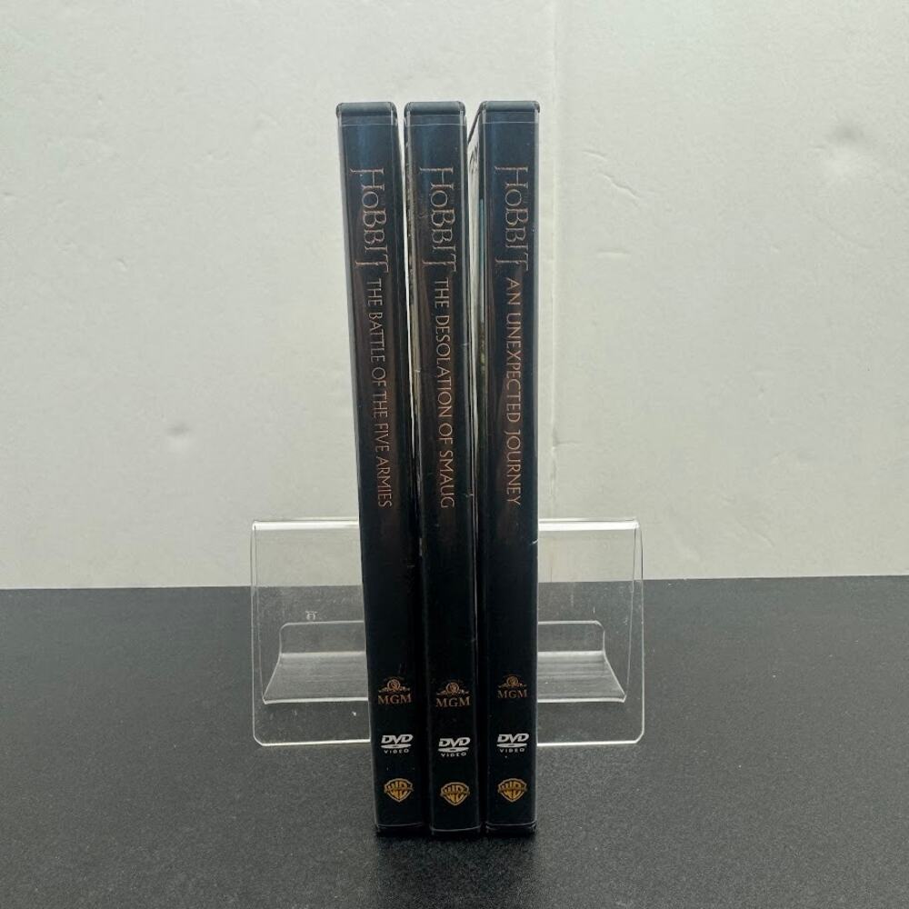 The Hobbit Trilogy DVD lot of 3 Martin Freeman Smaug Five Armies